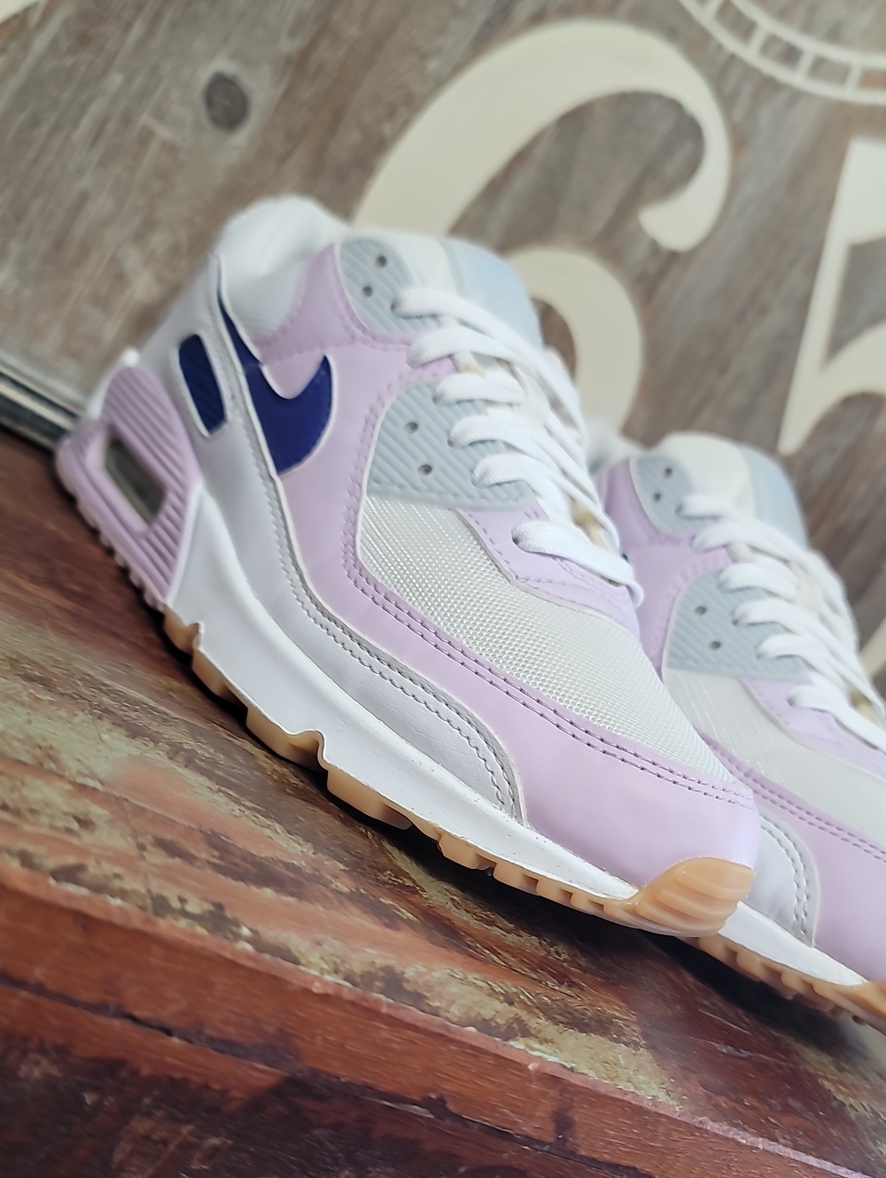 🔥🔥 Nike Wmns Air Max 90 'White Doll' Wmns 8 Great Condition Fast Shipping - Picture 6 of 15
